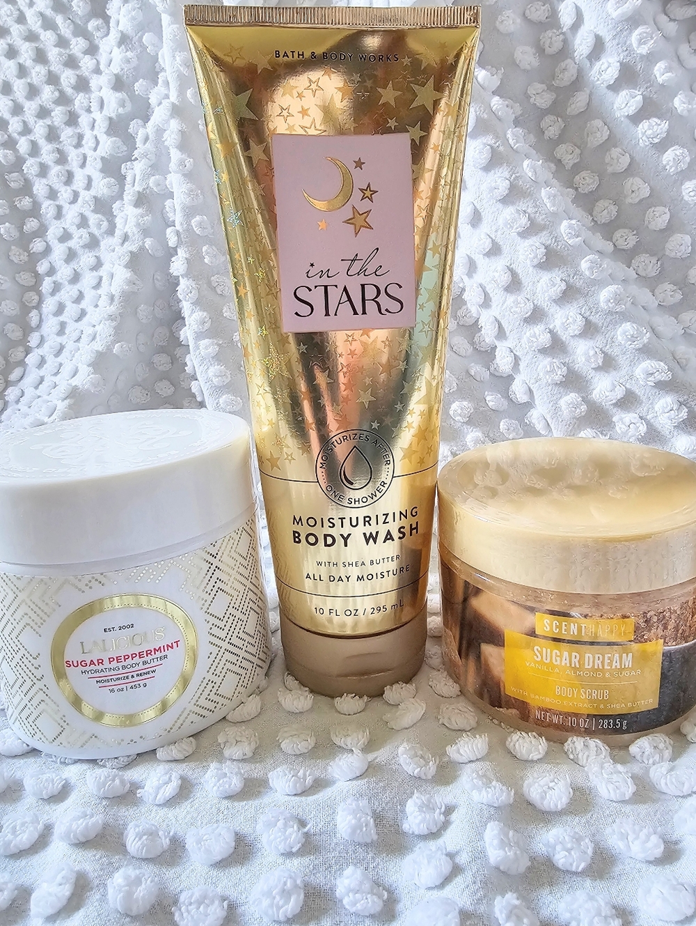 Laliscious Body Butter, Bath & Body Works In The Stars Lotion, Body Scrub